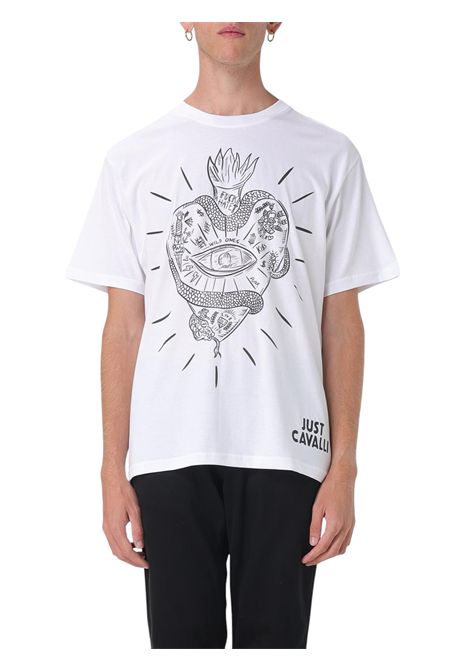 T-shirt in cotone con stampa grafica Just Cavalli JUST CAVALLI | T-shirt | 79OAHT20 CJ500003